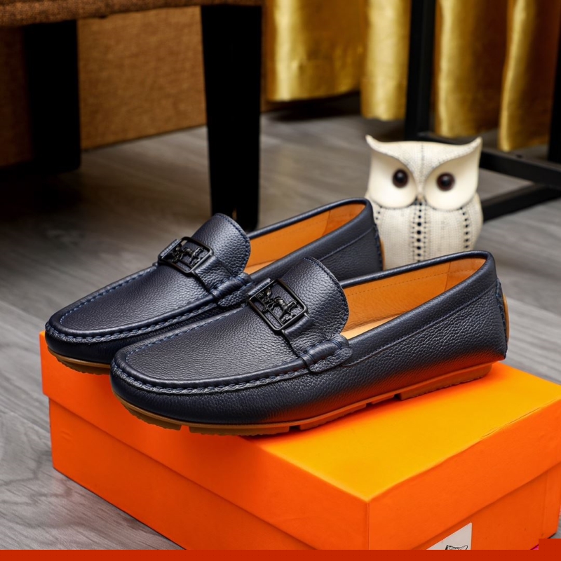 H**mes leather shoes